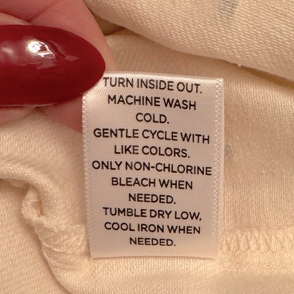 Martha Stewart Collection XS Ivory Rhinestone Oversized Shirt Shacket NWT - Picture 9 of 9